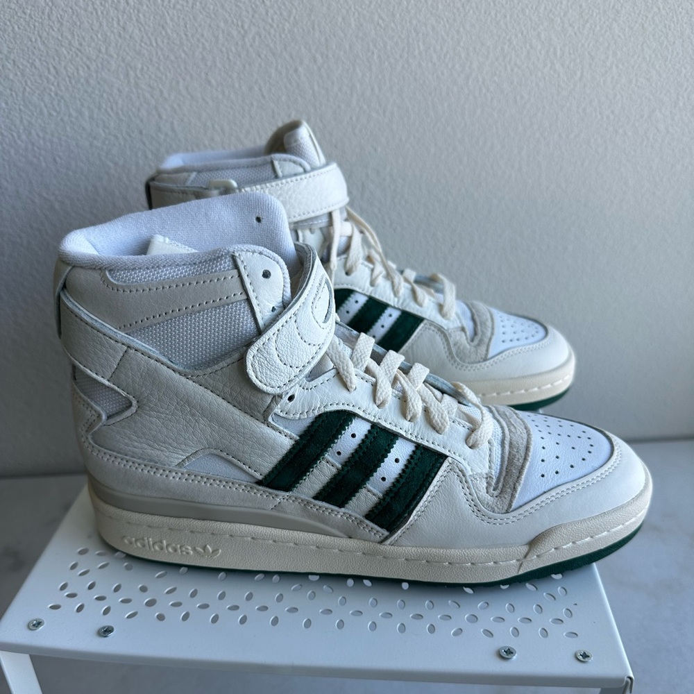 Adidas FORUM 84 HI FOR PACKER "COLLEGIATE GREEN" - 8 / CloWhi/CGreen/CWhite